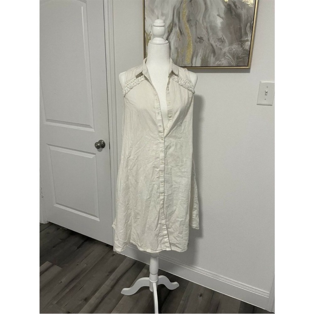 Anita Dongre Cream Handcrafted Dress